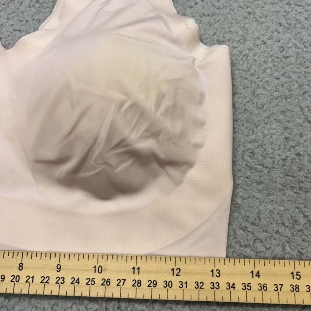 Hanes Bra XL+ T-Shirt Bra MHW561 Invisible Embrace Pullover Bralette Moisture Wi - Picture 2 of 8